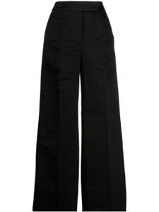SA SU PHI pantalon droit Andrea à taille haute - Noir