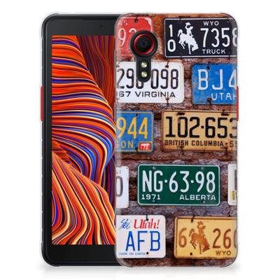 Samsung Galaxy Xcover 5 | Siliconen hoesje | met foto Kentekenplaten