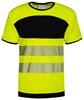 Korntex KX1000 EOS Hi-Vis Workwear T-Shirt With Printing Area - Signal Yellow/Black - XXL