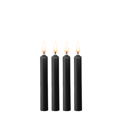 Ouch! by Shots Plagen Waskaarsen - 4 Stuks - Zwart