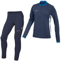Nike Academy 25 Trainingspak 1/4-Zip Dames Donkerblauw Blauw Wit