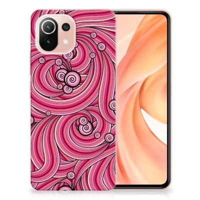 Xiaomi Mi 11 Lite | 11 Lite 5G NE | Hoesje maken | Swirl Pink