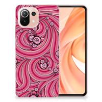 Xiaomi Mi 11 Lite | 11 Lite 5G NE | Hoesje maken | Swirl Pink