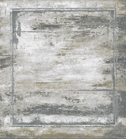 Vloerkleed Craft lijstmotef abstract Grijs/Goud -200 x 290 cm - thumbnail