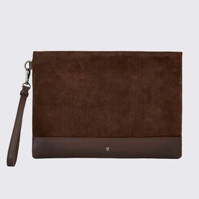 Clutch Millymount Suede Cigar
