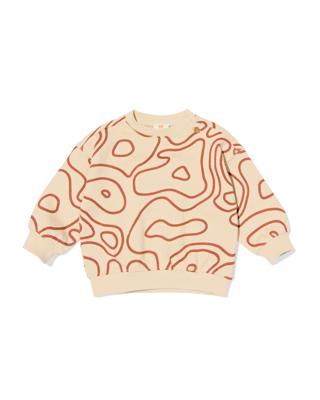 HEMA Babytrui sweatstof swirl ecru (ecru)