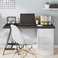 Tafelblad 120x60x(2-4)cm behandeld eikenhout donkerbruin