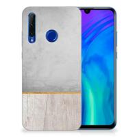 Honor 20 Lite | Bumper Hoesje | Wood Concrete