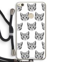 Kitten: Huawei Ascend P8 Lite (2017) Transparant Hoesje met koord