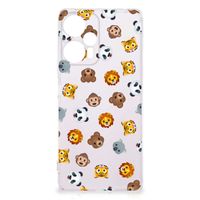 TPU bumper voor Xiaomi Poco F5 Dieren Emojis - thumbnail