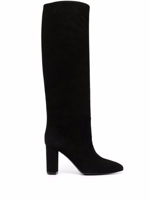 Via Roma 15 bottes en cuir - Noir