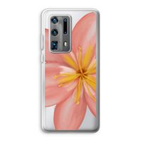 Pink Ellila Flower: Huawei P40 Pro Plus Transparant Hoesje
