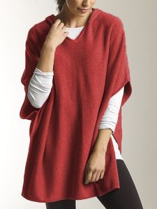 Casual Plain Hoodie Top