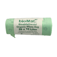 Biomat Wastebag compost 10 liter handvat 26 Stuks