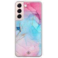 Samsung Galaxy S22 Plus siliconen hoesje - Marble colorbomb