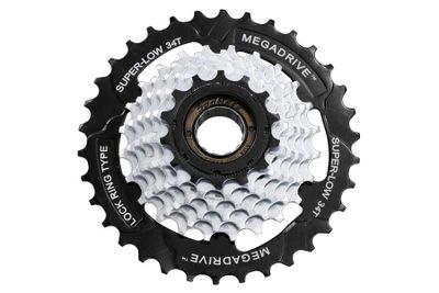 SunRace MFM2A Cassette 7S 14-28 tanden - Zilver
