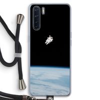 Alone in Space: Oppo A91 Transparant Hoesje met koord Alone in Space: Oppo A91 Transparant Hoesje met koord