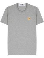 Comme Des Garçons Play t-shirt en coton à patch cœur - Gris