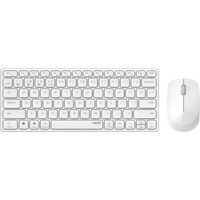 Rapoo 9600M Draadloos Multimode Toetsenbord-muisset Blade Combo TKL,wit QWERTY US Rapoo 9600M Draadloos Multimode Toetsenbord-muisset Blade Combo TKL,wit QWERTY US