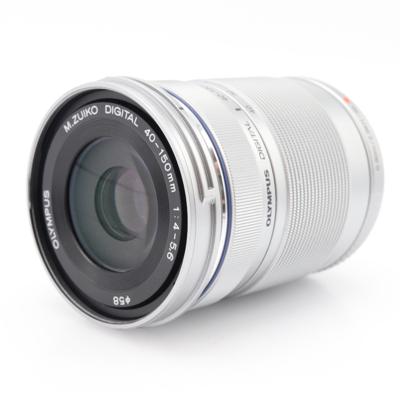 Olympus M.Zuiko Digital ED 40-150mm F/4-5.6 R zilver + Wrapping Case occasion