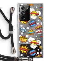 Pow Smack: Samsung Galaxy Note 20 Ultra / Note 20 Ultra 5G Transparant Hoesje met koord