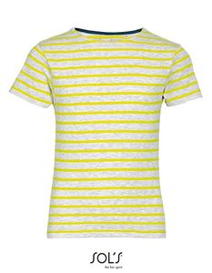 Sol’s L01400 Kids` Round Neck Striped T-Shirt Miles