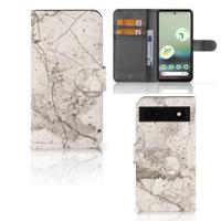 Google Pixel 6A | Bookcase | Marmer Beige