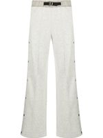 Moncler Grenoble pantalon de jogging boutonné en polaire - Gris - thumbnail