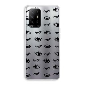 Eye pattern #2: Oppo A95 5G Transparant Hoesje