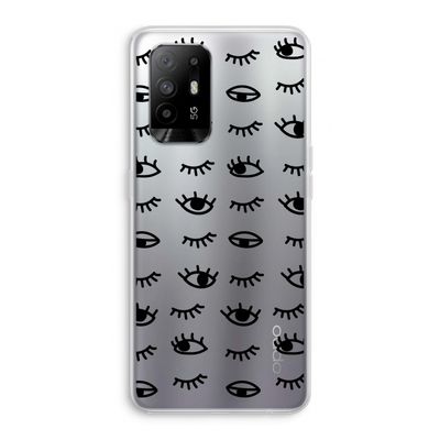 Eye pattern #2: Oppo A95 5G Transparant Hoesje