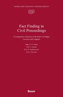 Fact Finding in Civil Proceedings - Cindy Seinen, Christian Gomille, Wannes Vandenbussche, Frédéric Rouvière - ebook