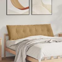 VidaXL Rugkussen bruin 160 x 50 cm cordstof