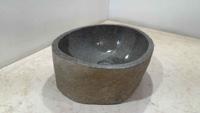 Flussstein Waschschale RM231132, 41x35x15 cm