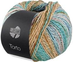 Lana Grossa Torto 003 Geel-Beige/Mint/Roze/Turquoise/Groen/Goudgeel/Zalm/Jeans