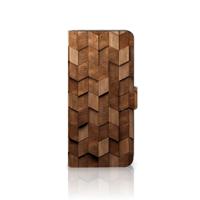 Book Style Case voor Samsung Galaxy A14 5G Wooden Cubes