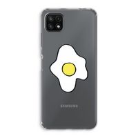 Spiegelei: Samsung Galaxy A22 5G Transparant Hoesje