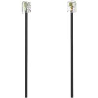 Hama Modulaire kabel, stekker 6p4c - stekker 6p4c, 3 m Kabel Zwart - thumbnail
