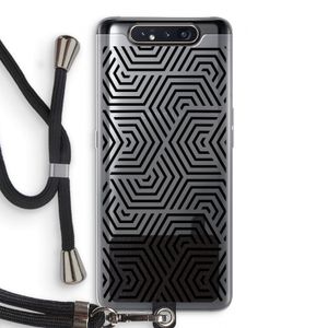 Magic pattern: Samsung Galaxy A80 Transparant Hoesje met koord