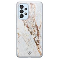 Samsung Galaxy A33 siliconen hoesje - Marmer goud