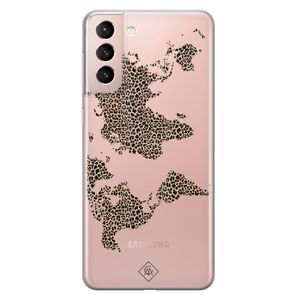 Samsung Galaxy S21 transparant hoesje - Wild world