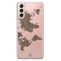 Samsung Galaxy S21 transparant hoesje - Wild world
