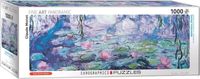 Waterlilies - Claude Monet Panorama Puzzel 1000 Stukjes - thumbnail