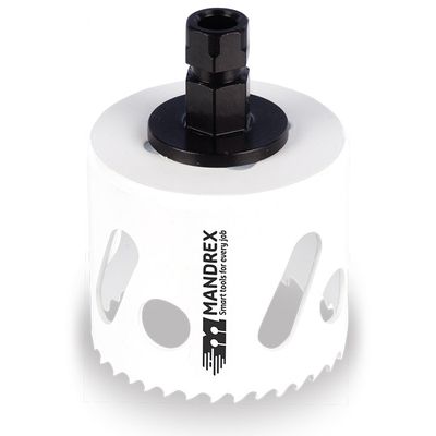 Gatzaag 48mm M42 45mm diep Mandrex Bi-metaal SpeedXcut met Quick Adapter
