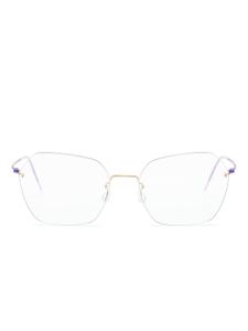 Lindberg lunettes de vue à design sans monture - Bleu