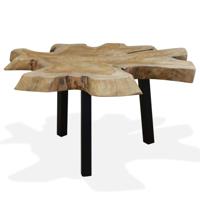 Salontafel 80x70x38 cm echt teakhout Salontafel 80x70x38 cm echt teakhout