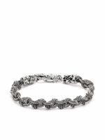 Emanuele Bicocchi bracelet à détail de nœud - Argent