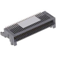 Molex 755860006 Female header, inbouw (standaard) Totaal aantal polen: 50 Rastermaat: 0.80 mm Inhoud: 1 stuk(s) Tape on Full reel