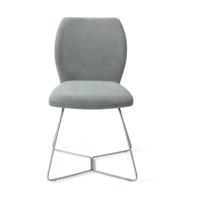 Jesper Home Ikata eetkamerstoel Breezy Blue beehive steel