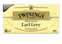 Twinings Earl grey envelop zwart 25 Zakjes