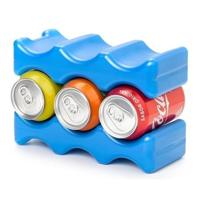 Plasticforte Koelelementen speciaal voor blikjes - 1x - 22 x 9 cm - blauw